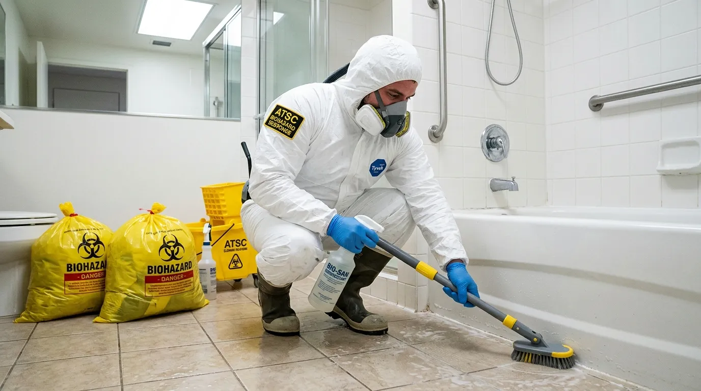 Decontamination equipment deployed for Blood Cleanup in Burnet